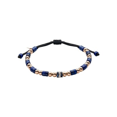 Bracelet Doux Primavera en or rose, lapis lazuli, saphir et diamant
