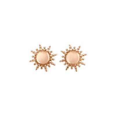 Boucles d'oreilles Gigi Clozeau Soleil en or rose