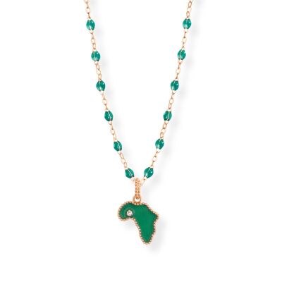 Pampille Origine émeraude en or rose et diamant