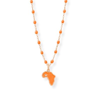 Pampille Origine mandarine en or rose et diamant