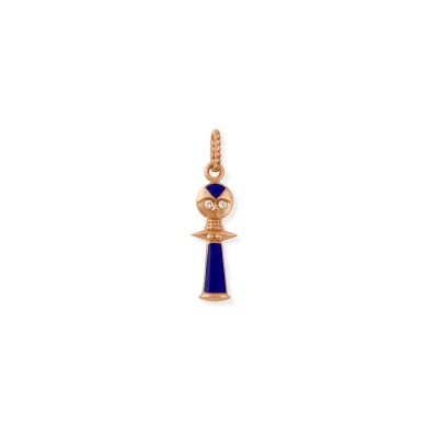 Pampille Ashanti prusse en or rose et diamants