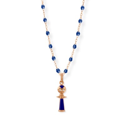 Pampille Ashanti prusse en or rose et diamants