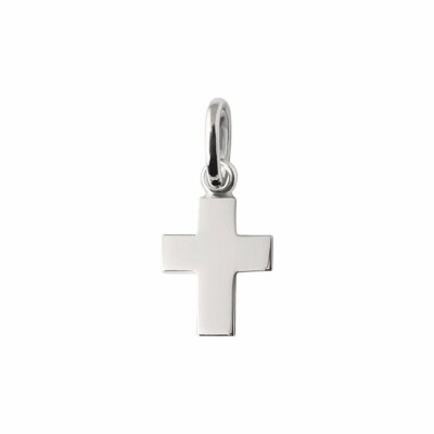 Pendentif Gigi Clozeau Croix en or blanc