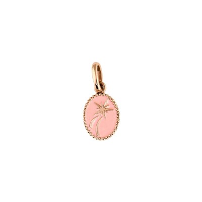 Pendentif Gigi Clozeau Etoile Espoir en or rose et résine saumon