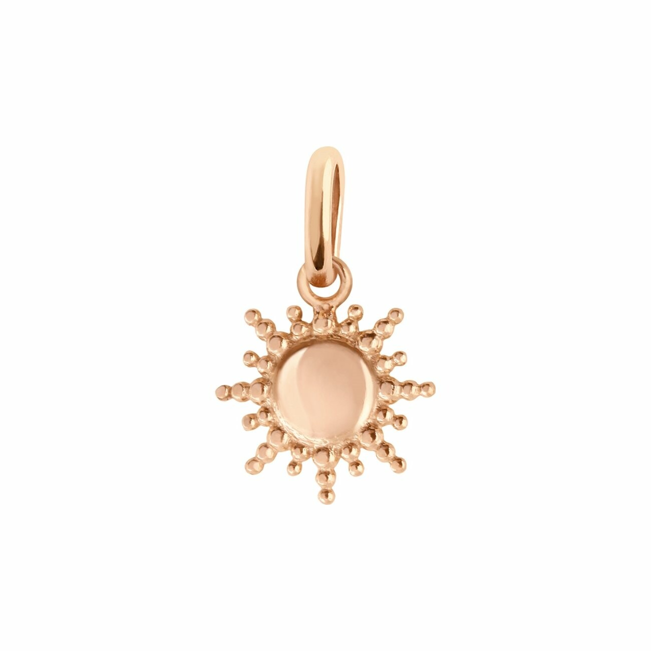 Pendentif Gigi Clozeau Soleil en or rose