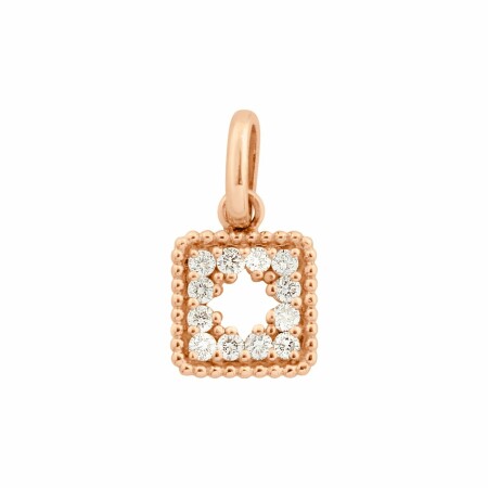 Pendentif Gigi Clozeau Trésor en or rose et diamants