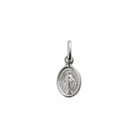 Pendentif Gigi Clozeau Madone en or blanc