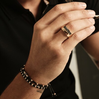 Bracelet Doux Essentials en or rose et diamant