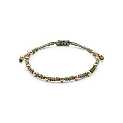 Bracelet Jaibor Wolf Macrame en or rose