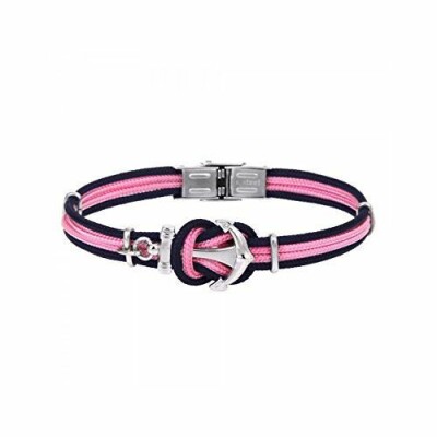 Bracelet Elden Paris en acier 4 rangs paracorde bicolore