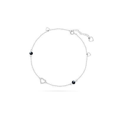 Bracelet Spark Lilo en argent plaqué platine et cristaux