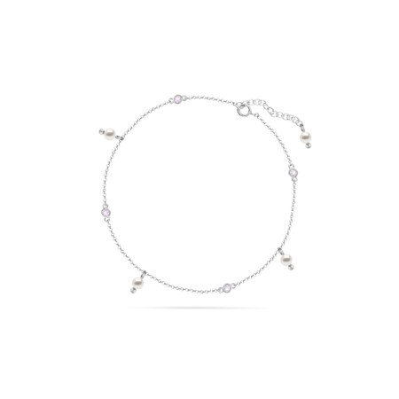 Bracelet Spark Milo en argent plaqué platine et cristaux