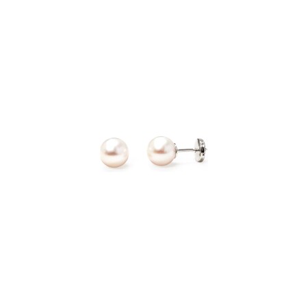 Boucles d’oreilles Isabelle Barrier en or blanc