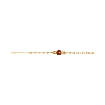 Bracelet SATELLITE Babylone en plaqué or et quartz