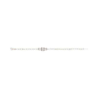 Bracelet SATELLITE Babylone en métal argenté