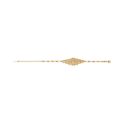 Bracelet SATELLITE Babylone en plaqué or