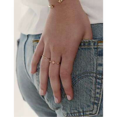 Bague Stone Paris Serenity en or rose et diamants