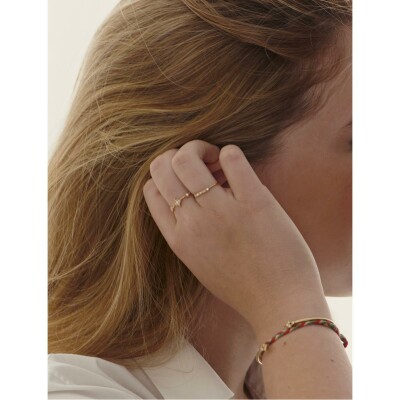 Bague Stone Paris Serenity en or rose et diamants