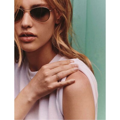 Bague Stone Paris Yasmine en or blanc et diamants
