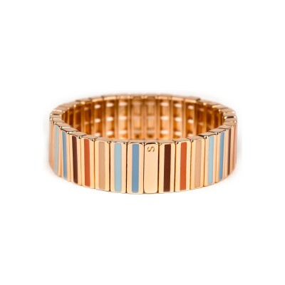 Bracelet Simone à Bordeaux Baguette Canal Saint-Martin en métal doré émaillé