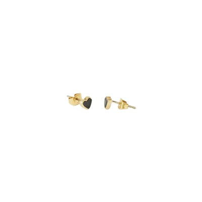 Boucles d'oreilles FlowersForZoé BARBIEL  en acier doré