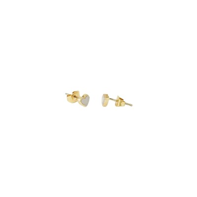 Boucles d'oreilles FlowersForZoé BARBIEL  en acier doré