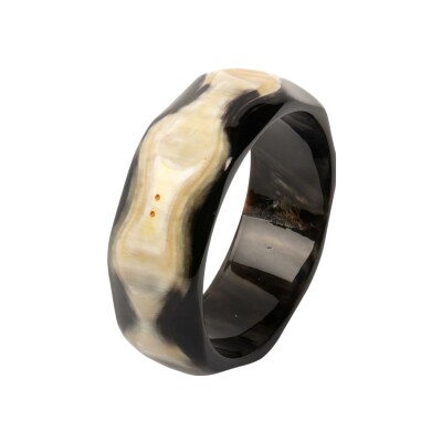 Bracelet jonc ATELIER1811 Barnabe Naturel Brun en corne naturelle