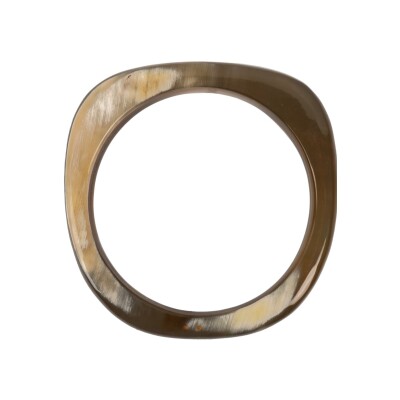 Bracelet jonc ATELIER1811 Basile Noir en corne naturelle