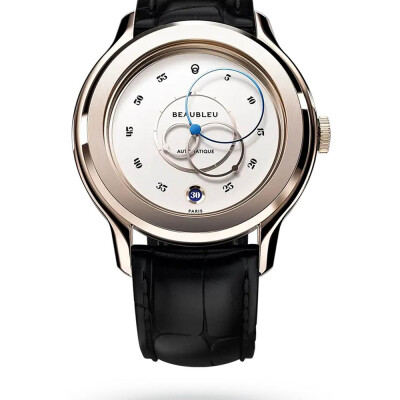 Montre BeauBleu Ecce Lys bracelet noir