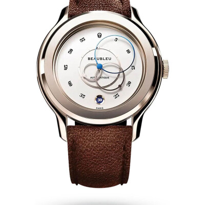 Montre BeauBleu Ecce Lys bracelet cognac