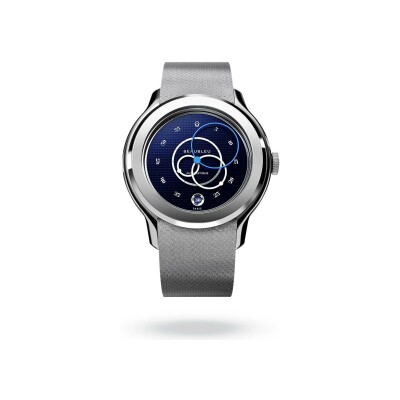 BeauBleu Ecce Smalt watch with steel strap