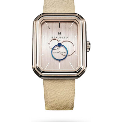 Montre BeauBleu Ecce Figura Sienna bracelet crème grainé