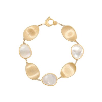 Bracelet Marco Bicego LUNARIA COLOR en or jaune et nacre
