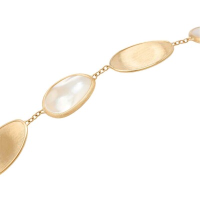Bracelet Marco Bicego LUNARIA COLOR en or jaune et nacre