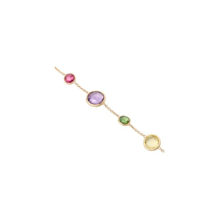 Bracelet Marco Bicego Jaipur Colour en or jaune et pierres fines multicolores