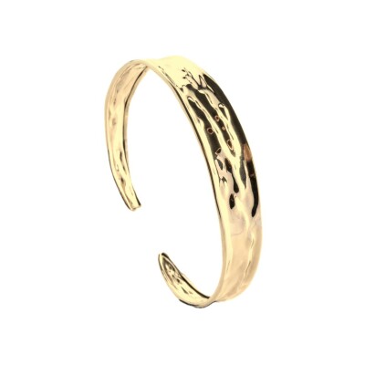 Bracelet Maison Ballet by Scarlett esclave froissé en or jaune