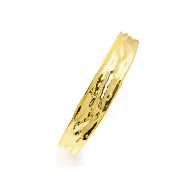 Bracelet Maison Ballet by Scarlett esclave froissé en or jaune