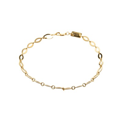 Bracelet Maison Ballet by Scarlett navettes en or jaune 9 carats