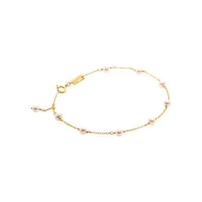 Bracelet Maison Ballet by Scarlett en or jaune 9 carats et perle de culture d'eau douce
