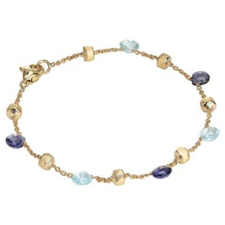 Bracelet Marco Bicego Paradise en or jaune, topaze et iolite