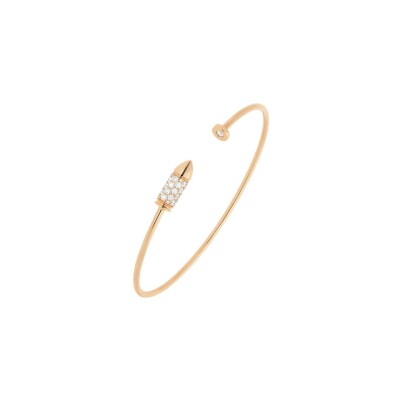 Bracelet Akillis Mini Bang Bang en or rose et diamants