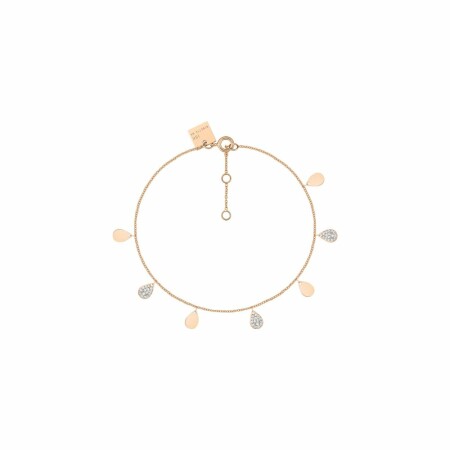 GINETTE NY BLISS bracelet, rose gold and diamonds