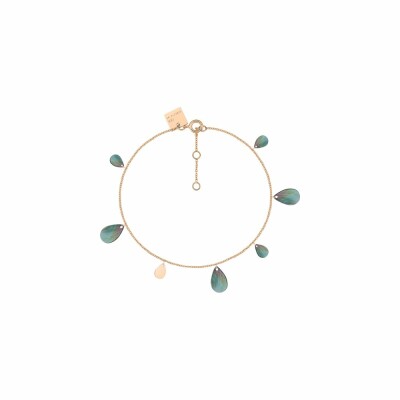 Bracelet GINETTE NY BLISS en or rose et nacre