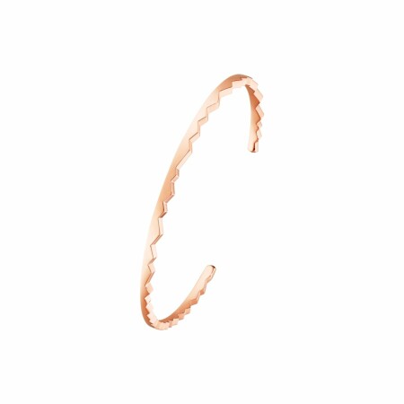 Akillis Capture Light open bangle bracelet, rose gold