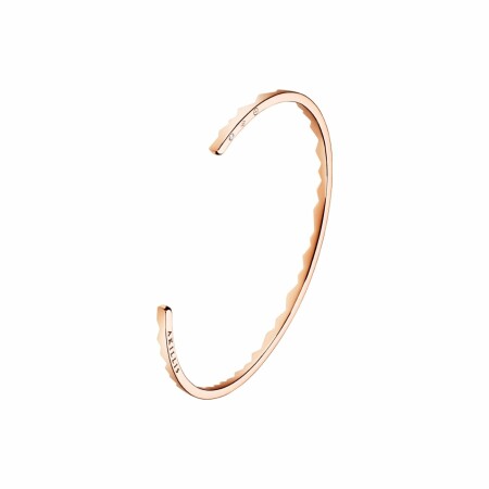 Akillis Capture Light open bangle bracelet, rose gold and diamond