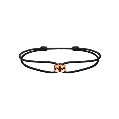 Bracelet sur cordon Akillis Capture Me en or rose