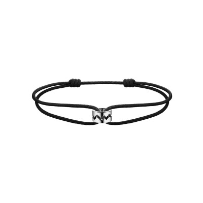 Bracelet sur cordon Akillis Capture Me en or blanc