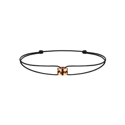 Bracelet cordon Akillis Capture Me PM en or rose
