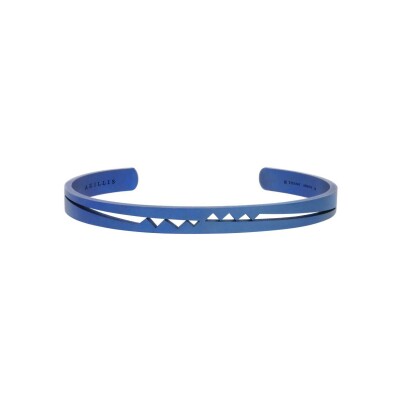 Bracelet Akillis Capture Me en titane bleu