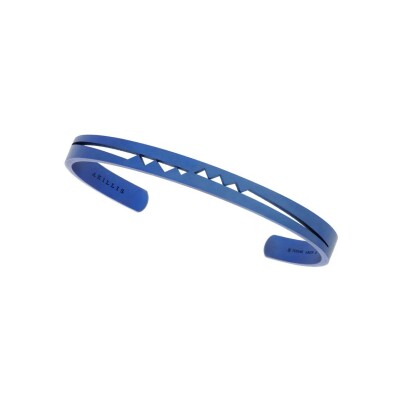 Bracelet Akillis Capture Me en titane bleu